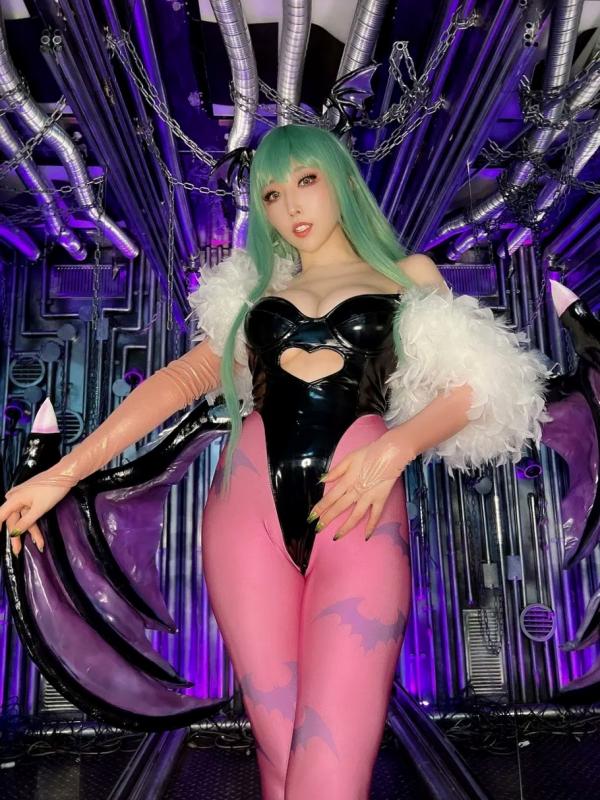    [Cosplay][KURUPIKA] Reku Momoiro 桃色れく - MORRIGAN AENSLAND第109张图片
