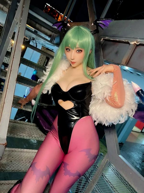    [Cosplay][KURUPIKA] Reku Momoiro 桃色れく - MORRIGAN AENSLAND第112张图片