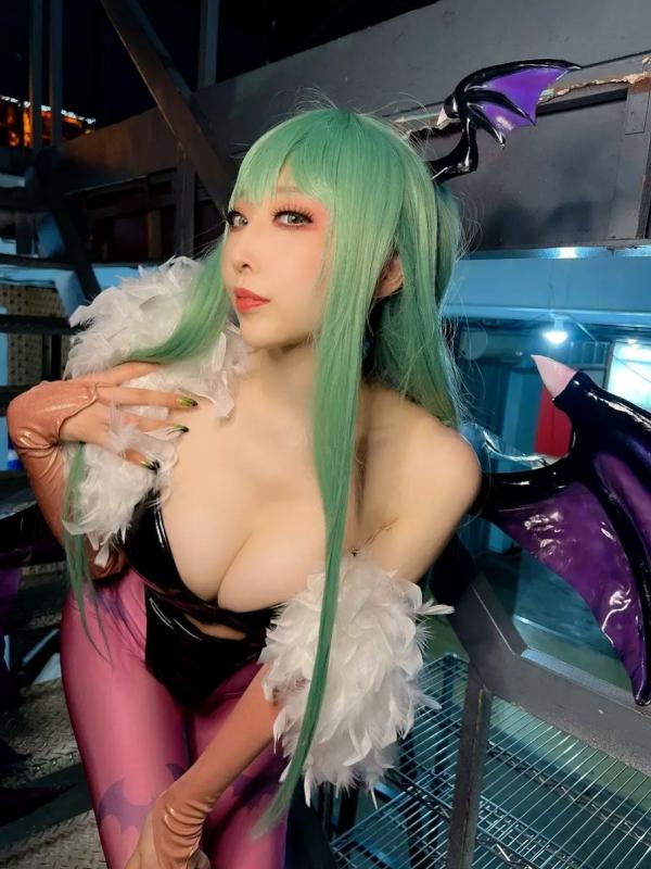    [Cosplay][KURUPIKA] Reku Momoiro 桃色れく - MORRIGAN AENSLAND第114张图片