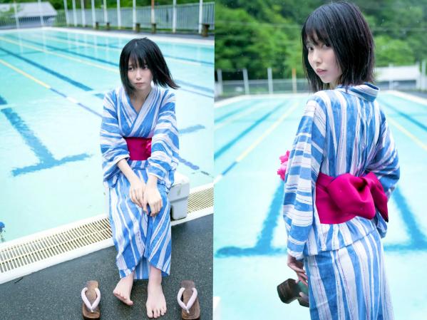    月埜ヒスイ - 昴揚とメランコリー 日系家居清新性感比基尼私房写真第9张图片