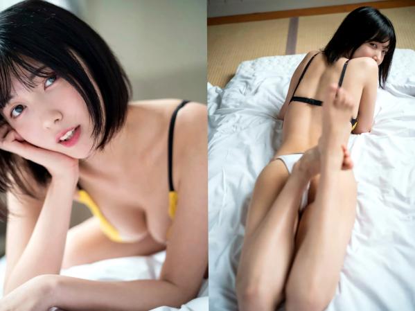    月埜ヒスイ - 昴揚とメランコリー 日系家居清新性感比基尼私房写真第31张图片