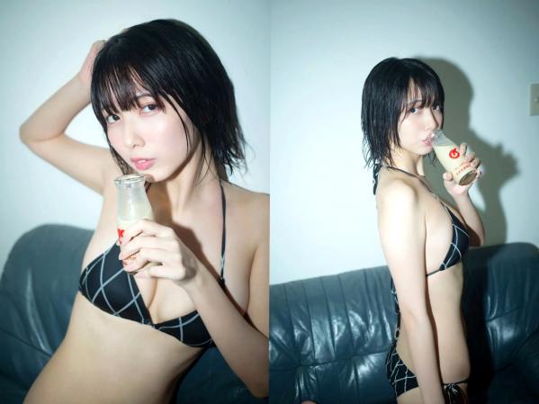    月埜ヒスイ - 昴揚とメランコリー 日系家居清新性感比基尼私房写真第41张图片