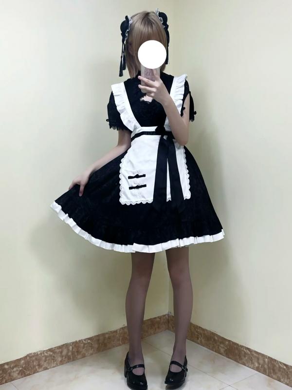    幼愛youmeko - 女仆中华娘COS私房写真，极致丝袜美腿诱惑与可爱碰撞第4张图片