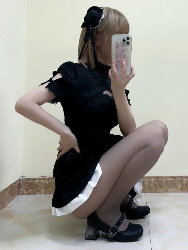    幼愛youmeko - 女仆中华娘COS私房写真，极致丝袜美腿诱惑与可爱碰撞第13张图片