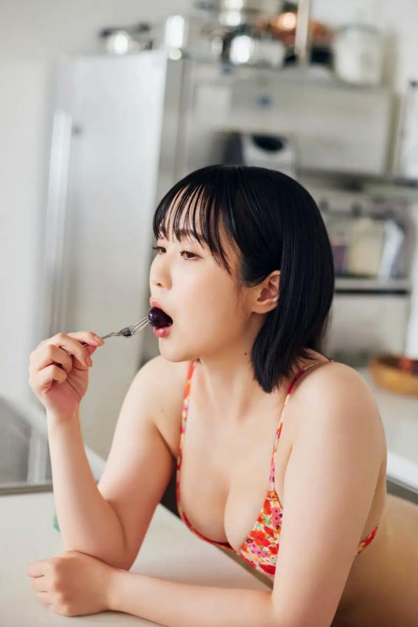    夜道雪《ぎゅーってしよ》：短发女神居家私房照，粉色内衣勾勒玲珑身段，演绎纯欲治愈风格第68张图片