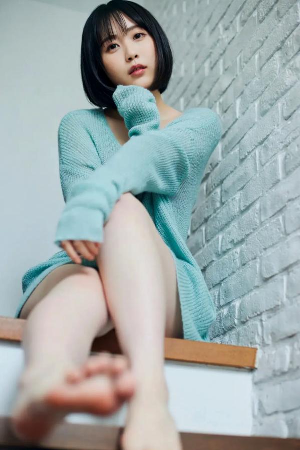    夜道雪《ぎゅーってしよ》：短发女神居家私房照，粉色内衣勾勒玲珑身段，演绎纯欲治愈风格第79张图片