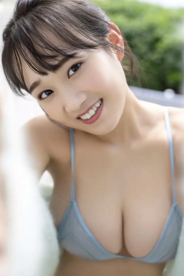    奥村梨穂 - 奇跡の神乳 vol.1 日系清新户外比基尼活力写真第14张图片