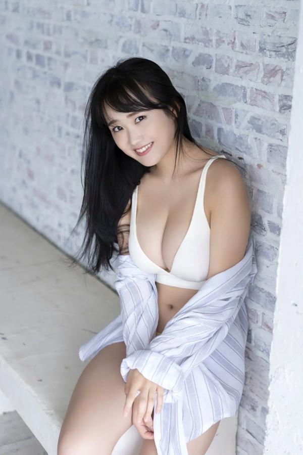    奥村梨穂 - 奇跡の神乳 vol.1 日系清新户外比基尼活力写真第29张图片