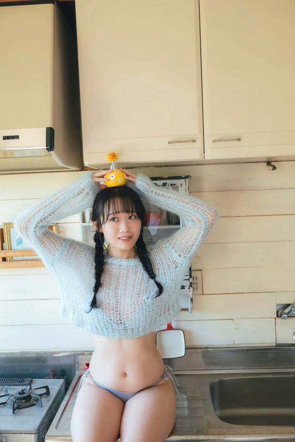    奥村梨穂 - Iの衝撃：浴室湿身诱惑与居家私房写真，童颜巨乳演绎日系极致性感第35张图片