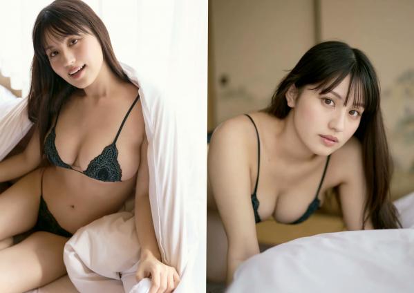    花咲楓香 - 満開ホームラン 私房写真集：居家暧昧氛围，白色衬衫与精致内衣的极致诱惑第15张图片
