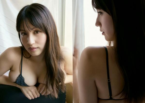    花咲楓香 - 満開ホームラン 私房写真集：居家暧昧氛围，白色衬衫与精致内衣的极致诱惑第22张图片