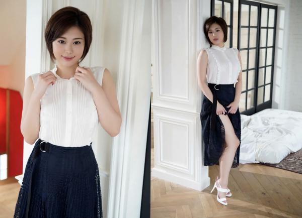    山本ゆう - Ｈの誘い_室内私房大尺度写真_短发蕾丝内衣诱惑_绝美身材第3张图片