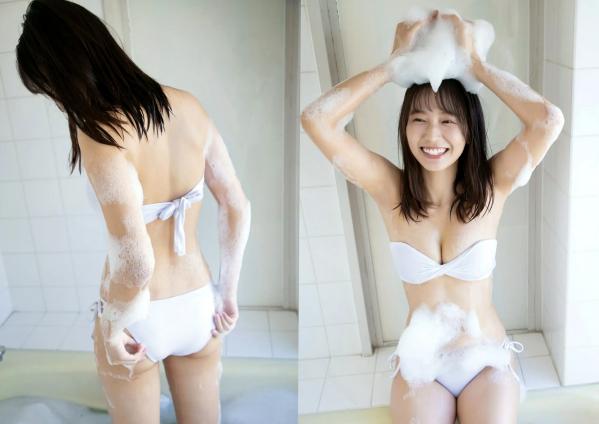    志田音々 - 恋人はサンタクロース｜圣诞节主题泳装写真，红白比基尼与节日礼物的甜蜜诱惑第25张图片