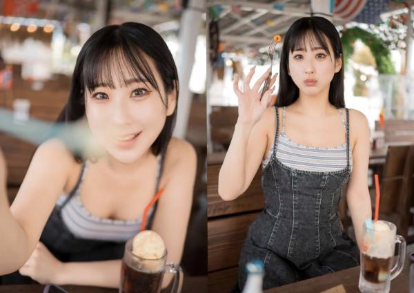    花宮いのり - ふたりきり，阳光沙滩比基尼写真，元气少女海边戏水，清纯与性感并存的夏日甜美视觉盛宴第8张图片