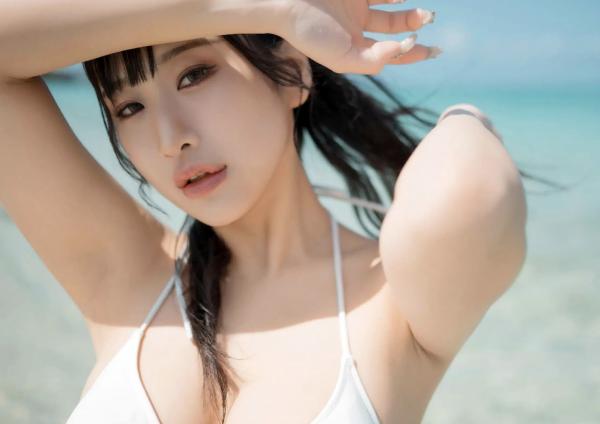    花宮いのり - ふたりきり，阳光沙滩比基尼写真，元气少女海边戏水，清纯与性感并存的夏日甜美视觉盛宴第77张图片