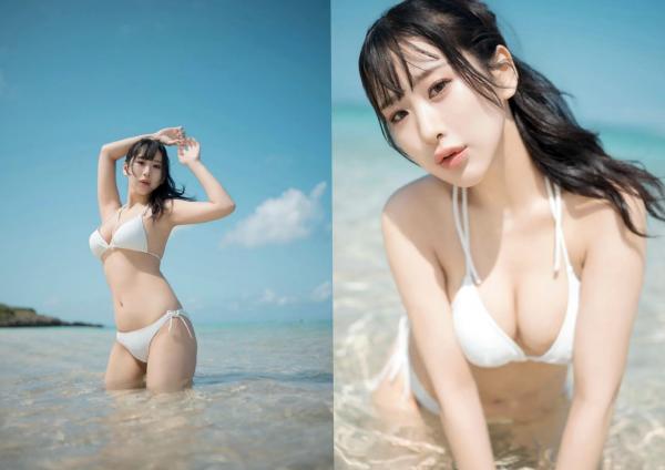    花宮いのり - ふたりきり，阳光沙滩比基尼写真，元气少女海边戏水，清纯与性感并存的夏日甜美视觉盛宴第78张图片