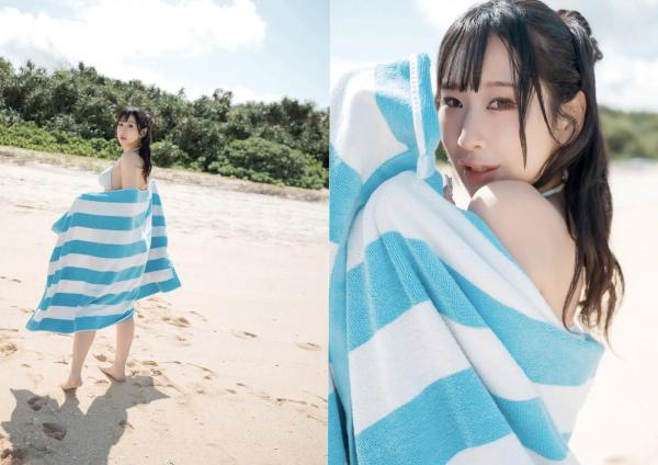    花宮いのり - ふたりきり，阳光沙滩比基尼写真，元气少女海边戏水，清纯与性感并存的夏日甜美视觉盛宴第81张图片