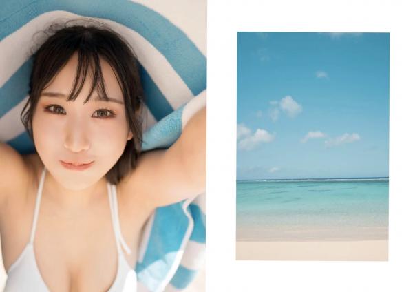    花宮いのり - ふたりきり，阳光沙滩比基尼写真，元气少女海边戏水，清纯与性感并存的夏日甜美视觉盛宴第83张图片