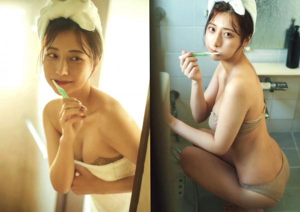    鈴木優香 - 居家内衣与户外连体泳装性感写真，展现清新纯欲气质与迷人曲线第17张图片
