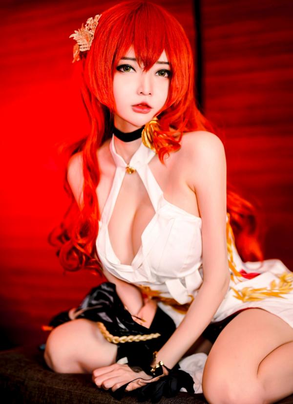    Potato-Godzilla-Himeko-崩坏-星穹铁道-姬子高颜值Cosplay极品私房写真，性感御姐角色扮演，魅力女神白嫩诱惑第1张图片