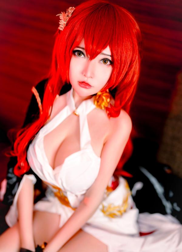    Potato-Godzilla-Himeko-崩坏-星穹铁道-姬子高颜值Cosplay极品私房写真，性感御姐角色扮演，魅力女神白嫩诱惑第2张图片