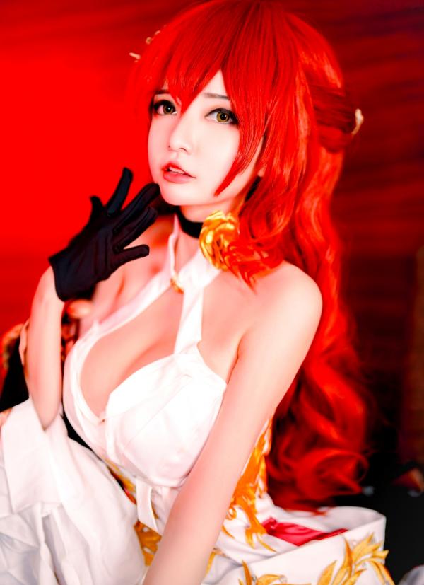    Potato-Godzilla-Himeko-崩坏-星穹铁道-姬子高颜值Cosplay极品私房写真，性感御姐角色扮演，魅力女神白嫩诱惑第5张图片