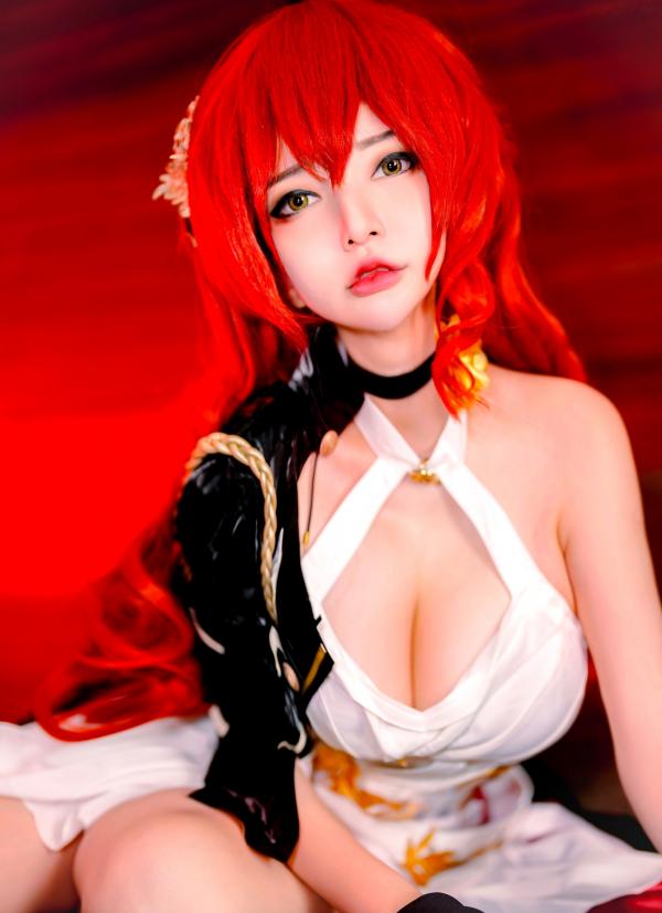    Potato-Godzilla-Himeko-崩坏-星穹铁道-姬子高颜值Cosplay极品私房写真，性感御姐角色扮演，魅力女神白嫩诱惑第6张图片