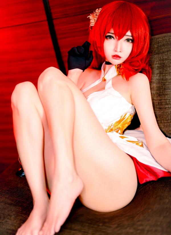    Potato-Godzilla-Himeko-崩坏-星穹铁道-姬子高颜值Cosplay极品私房写真，性感御姐角色扮演，魅力女神白嫩诱惑第8张图片