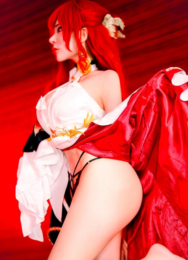    Potato-Godzilla-Himeko-崩坏-星穹铁道-姬子高颜值Cosplay极品私房写真，性感御姐角色扮演，魅力女神白嫩诱惑第14张图片