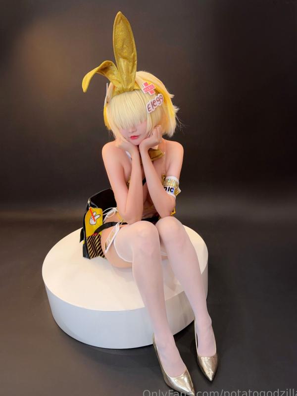    Potato-Godzilla-Elegg-Bunny-Suit-胜利女神-妮姬-兔女郎装-极致诱惑角色扮演COS写真第13张图片