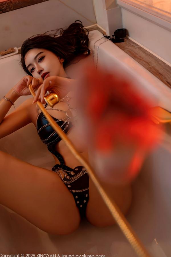    XingYan星颜社-443-李若汐-极品魅惑链条内衣浴缸写真-2025.12.11第17张图片