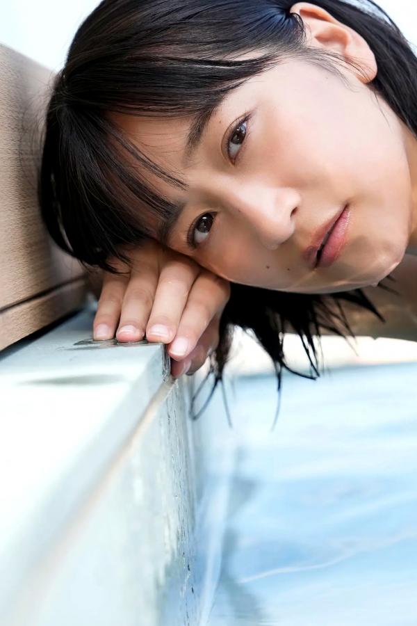    榎原依那 - ヤンマカ?アサ?ーっす！清新户外唯美写真，甜美笑容与镂空针织吊带裙的夏日诱惑第7张图片