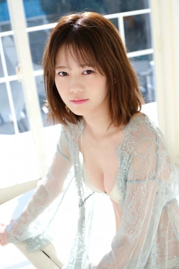    川口葵 - 大人になったね，湿发造型搭配黑色蕾丝内衣，呈现极致性感的成熟风韵写真图集第7张图片
