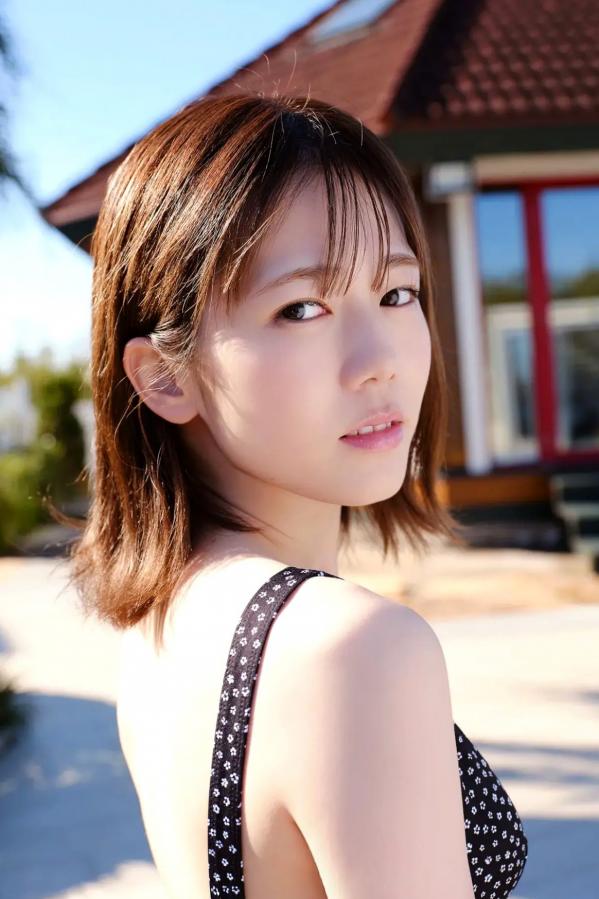    川口葵 - 大人になったね，湿发造型搭配黑色蕾丝内衣，呈现极致性感的成熟风韵写真图集第37张图片