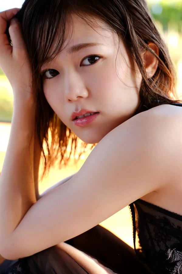    川口葵 - 大人になったね，湿发造型搭配黑色蕾丝内衣，呈现极致性感的成熟风韵写真图集第69张图片