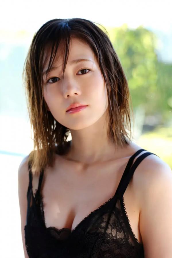    川口葵 - 大人になったね，湿发造型搭配黑色蕾丝内衣，呈现极致性感的成熟风韵写真图集第72张图片