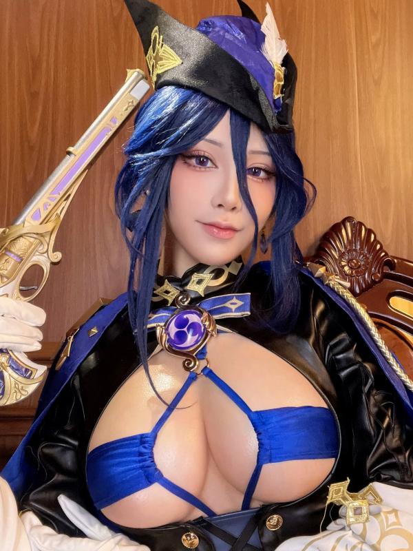    水淼aqua - 克洛琳德绝美cos，黑丝御姐角色扮演，极致诱惑大尺度私房照合集第3张图片