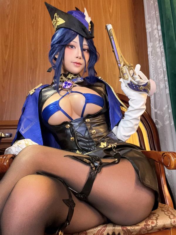    水淼aqua - 克洛琳德绝美cos，黑丝御姐角色扮演，极致诱惑大尺度私房照合集第6张图片