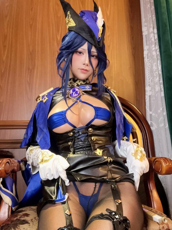    水淼aqua - 克洛琳德绝美cos，黑丝御姐角色扮演，极致诱惑大尺度私房照合集第9张图片