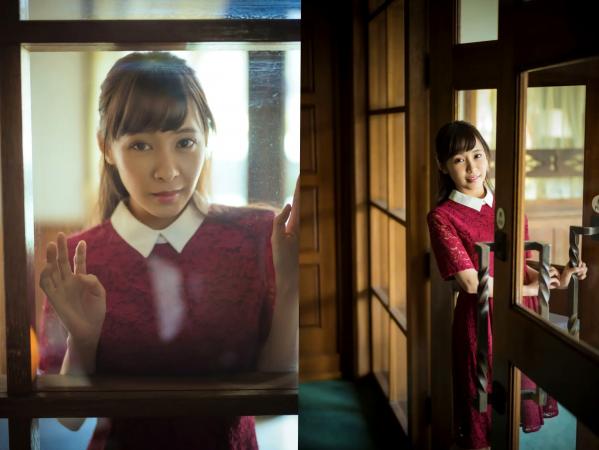    逢見リカ - If I See You in My Dreams 秋日红裙与室内蕾丝内衣写真，尽显冷艳与性感气质第4张图片