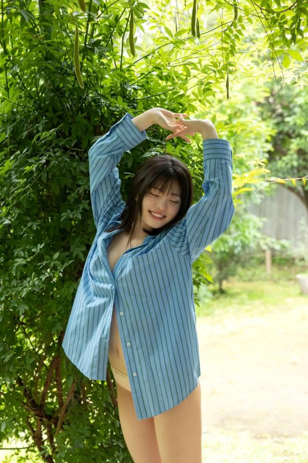   石浜芽衣私房图集《今日はふたりっきり Vol.2》，清新日系居家风格，捕捉少女清纯甜美瞬间，尽显极致身材与迷人魅力第66张图片