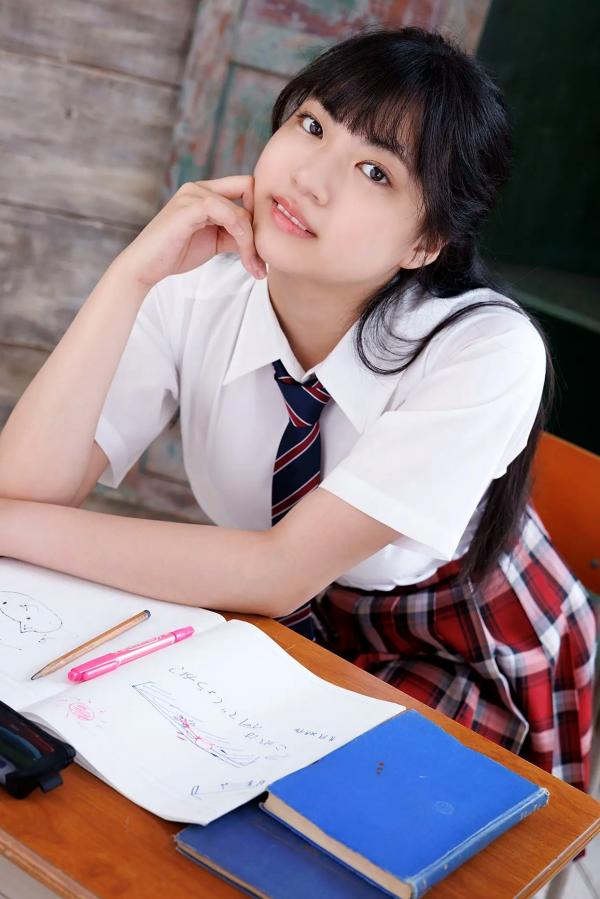    [Minisuka.tv] Maaya Obana 小花真彩 - 校园教室风校服系列高清美图 Regular Gallery Set 6.01第13张图片