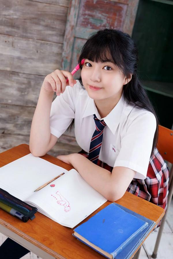    [Minisuka.tv] Maaya Obana 小花真彩 - 校园教室风校服系列高清美图 Regular Gallery Set 6.01第16张图片