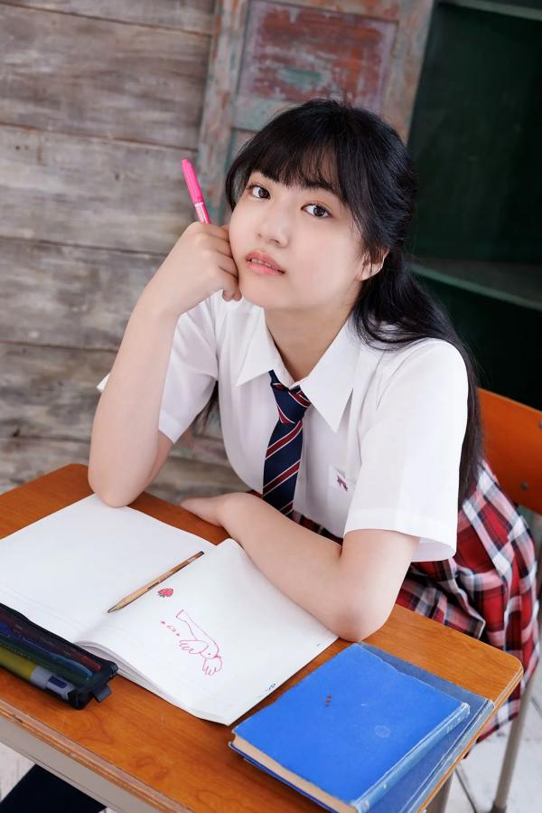    [Minisuka.tv] Maaya Obana 小花真彩 - 校园教室风校服系列高清美图 Regular Gallery Set 6.01第17张图片