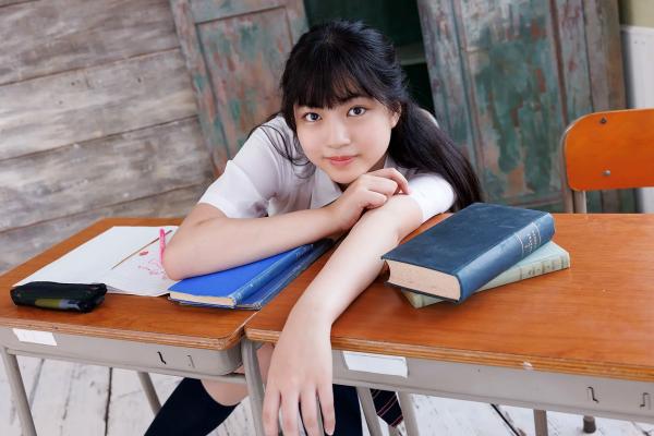    [Minisuka.tv] Maaya Obana 小花真彩 - 校园教室风校服系列高清美图 Regular Gallery Set 6.01第19张图片