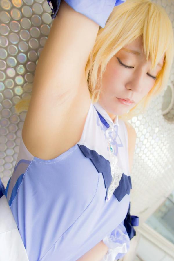    [Cosplay][HERESY] Ringo Mitsuki 林檎蜜紀 - 原神风格角色扮演，书房御姐姿态与浴缸私房诱惑大尺度写真第27张图片