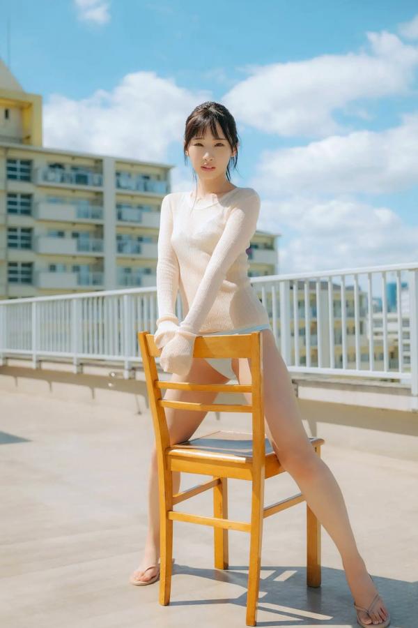    沖侑果 - 清新纯欲日系写真，高颜值甜美私房内衣美腿诱惑第5张图片