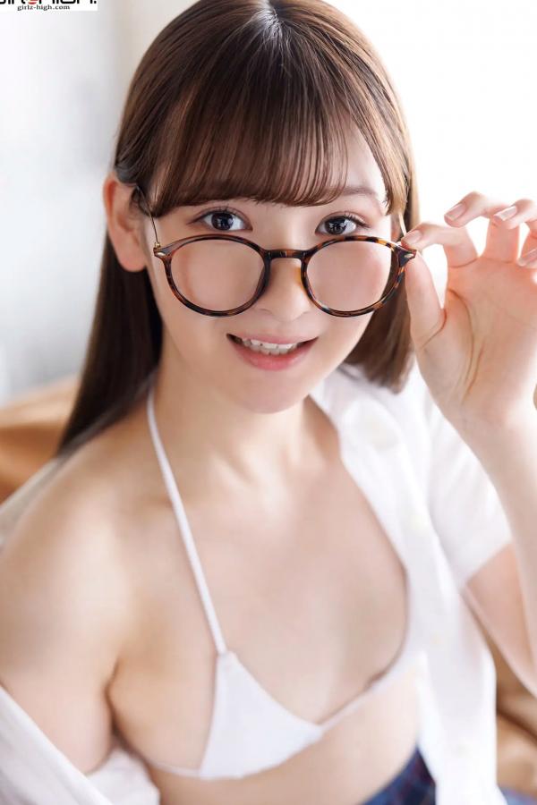    [Girlz-High] Asami Kondou 近藤あさみ：清纯学姐装、黑框眼镜、JK风格、白色比基尼、极致诱惑美图集锦 - bfaa_103_002第2张图片