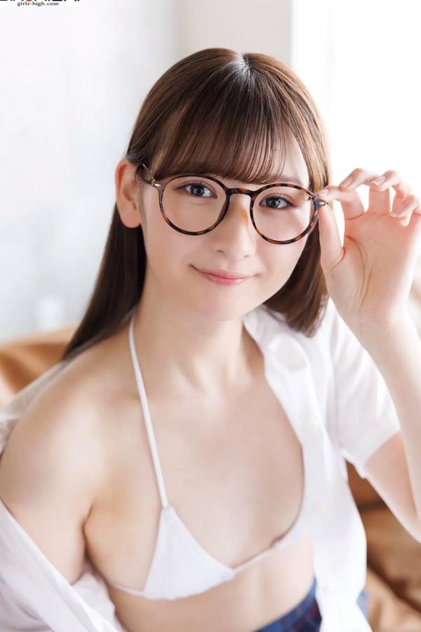    [Girlz-High] Asami Kondou 近藤あさみ：清纯学姐装、黑框眼镜、JK风格、白色比基尼、极致诱惑美图集锦 - bfaa_103_002第3张图片