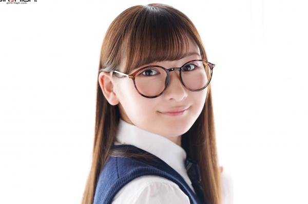    [Girlz-High] 近藤あさみ Asami Kondou：清新校服风演绎治愈系眼镜娘，展现迷人清纯学妹魅力 - bfaa_103_001第9张图片